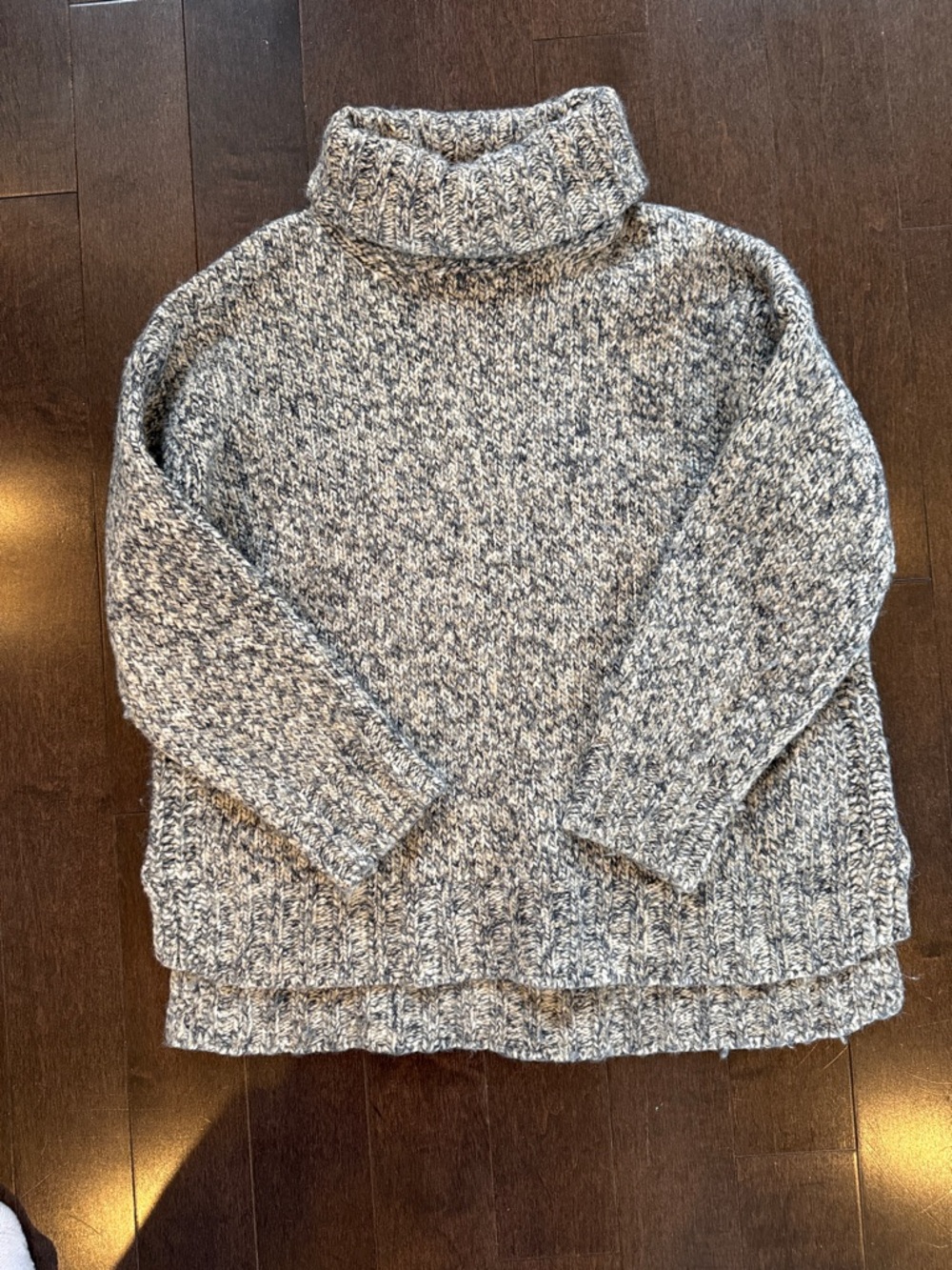 Massimo Dutti Marled Turtleneck Sweater